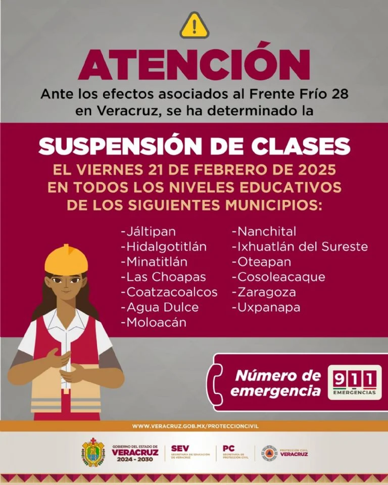 Suspensión de clases 