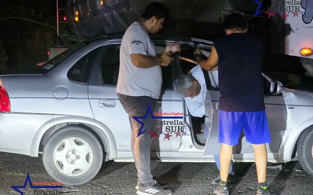 Accidente en la Transístmica deja un lesionado en Cosoleacaque