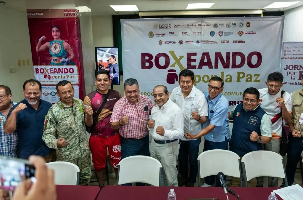 Minatitlán se suma a estrategia nacional de boxeo para alejar a jóvenes de la violencia