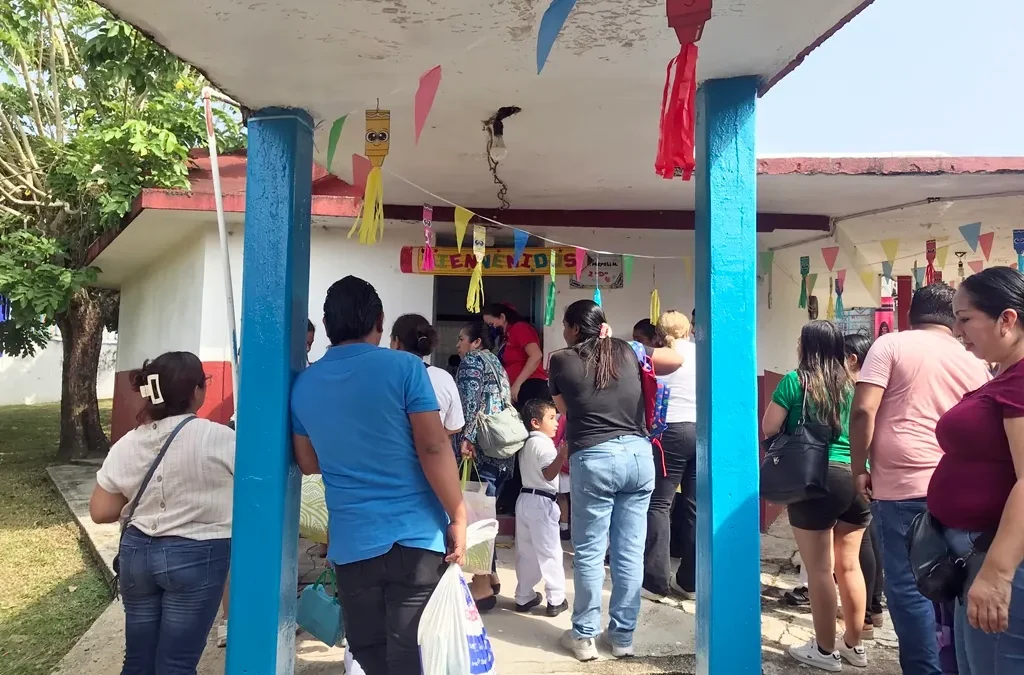 Jardín de niños Enriqueta Camarillo recibe a más de 120 parvulitos en Minatitlán