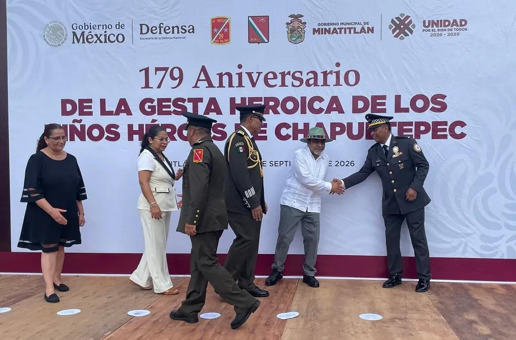 ¡Minatitlán honra a los niños héroes de Chapultepec!